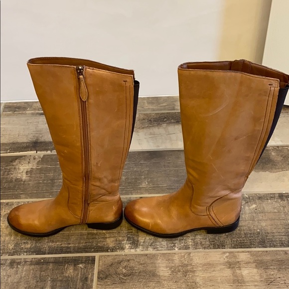 Franco Sarto Leather Boots Size 7 - Picture 2 of 5